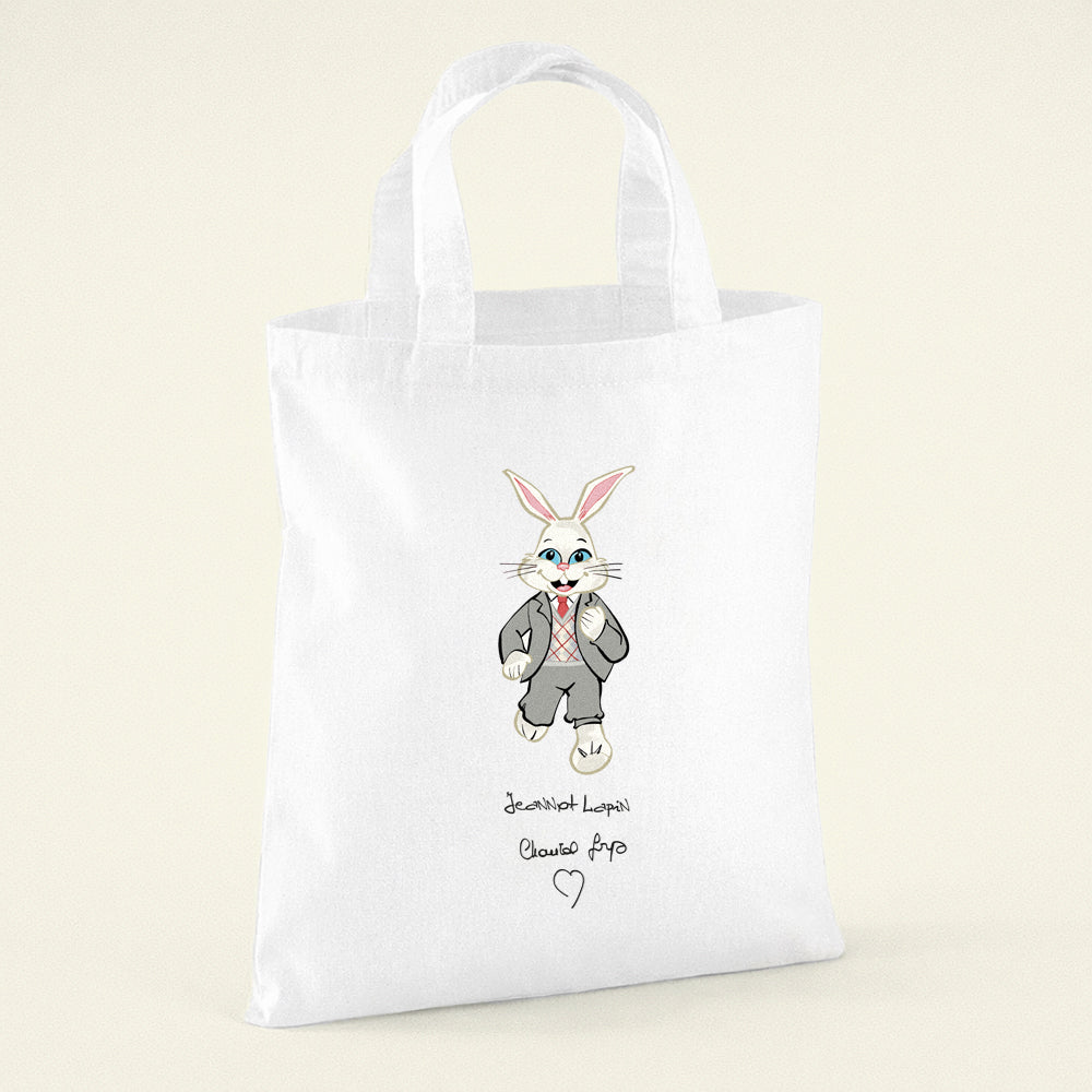 Mini tote bag Lapin